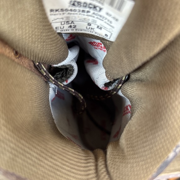 Rocky Boots Men 9M Camouflage Waterproof V Hunting Combat Thinsulate Ultra 400gr - Picture 10 of 12